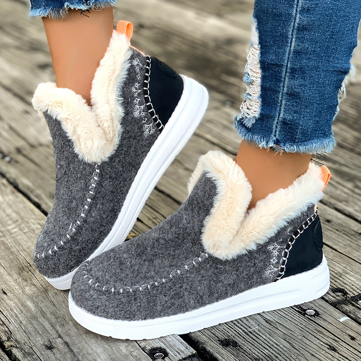 Dames Warme Pantoffels – Antislip, Pluche Voering voor Thuis en Wintergebruik