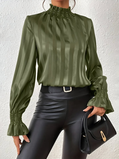 Bayla - Elegante Geplooide Blouse