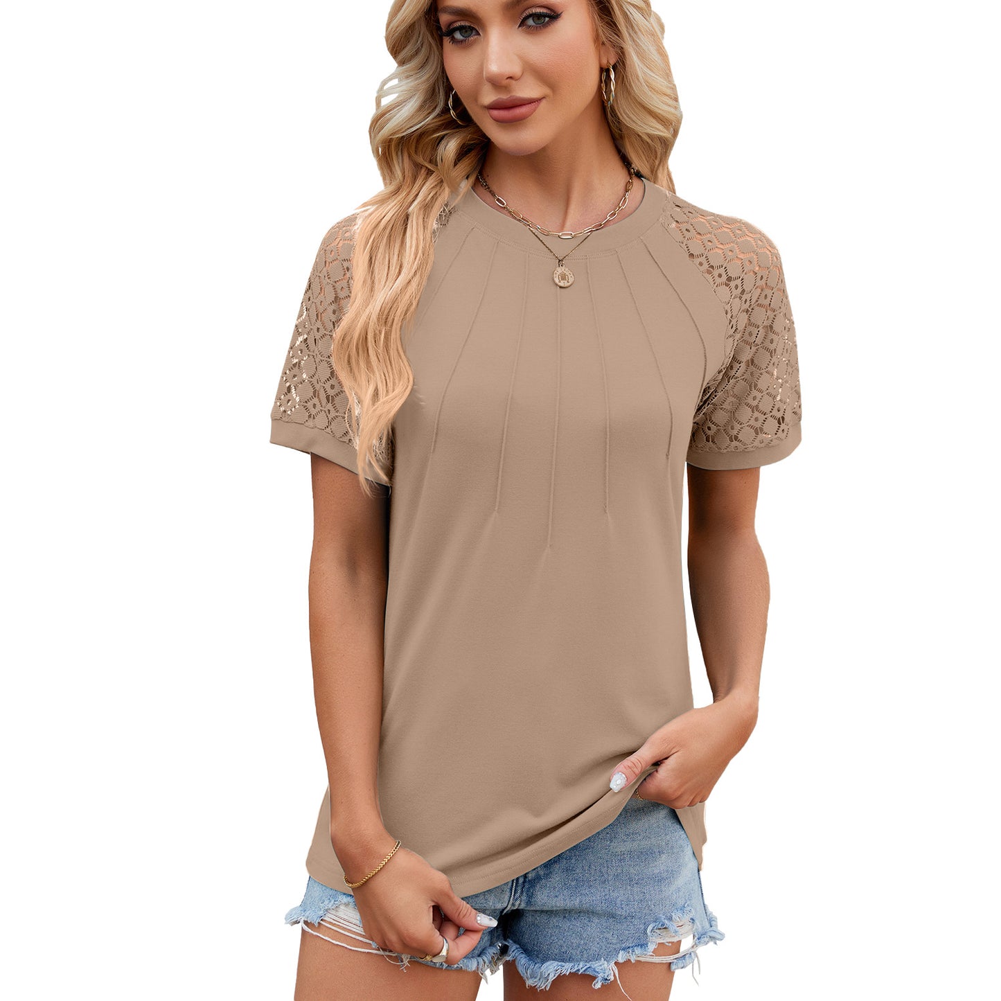 Mirella - Elegant T-shirt met Korte Mouwen | Tijdloos & Comfortabel