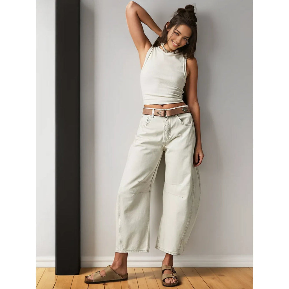 Maëva - Trendy Wijde Jeans | Stijlvol, Comfortabel en Veelzijdig
