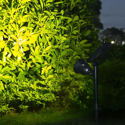 Solar Tuinspot Verstelbaar met LED Verlichting - Waterdicht