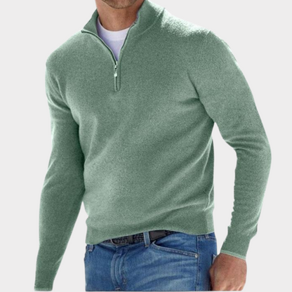 Lucas - Stijlvolle Half-Zip Trui