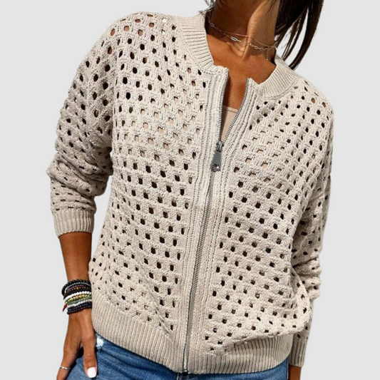 Dames Oversized Cardigan – Met Knopen, Geschikt voor Lente en Herfst, Casual Pasvorm