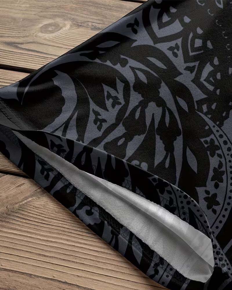 Dames Oversized Top – Casual met Onregelmatige Print voor Dagelijks Gebruik