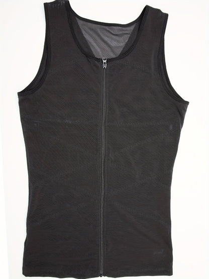 Heren Shapewear Tanktop Buikcontrole Mouwloos Onderhemd