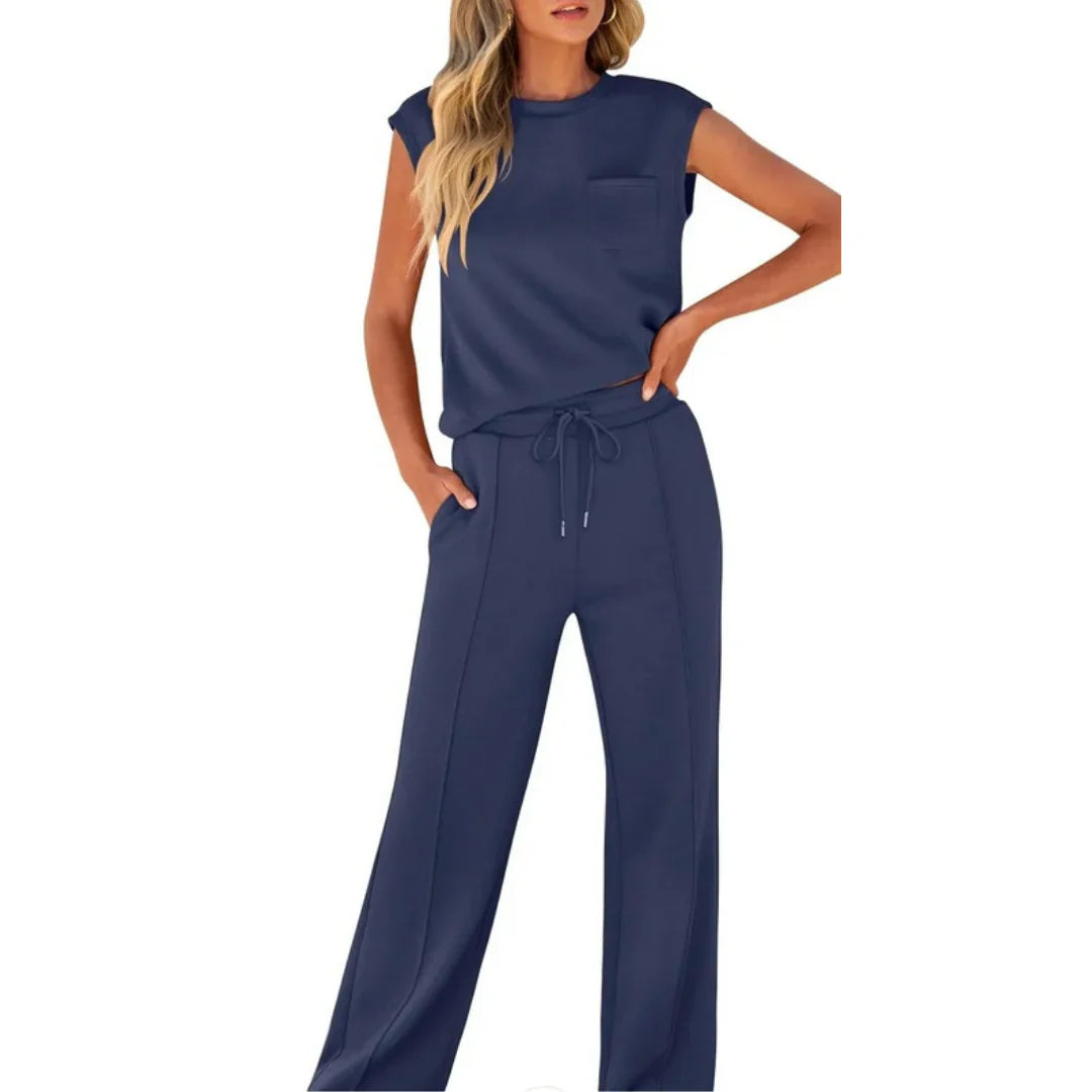 Dames Oversized Set – Casual voor Zomergebruik, Geschikt voor Thuis en Vrije Tijd