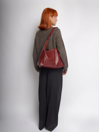 Dames Vegan Leren Tote Bag – Vintage Look, Eenvoudige Schoudertas voor Dagelijks Gebruik