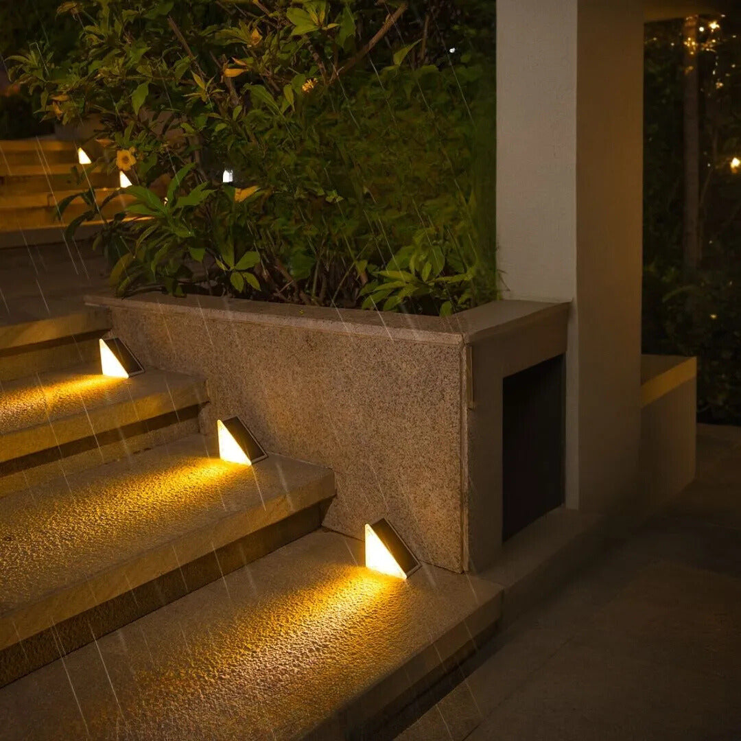 Solar Traplampen Buiten – Waterdichte LED Verlichting Trap