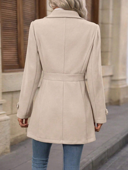 Dames Trenchcoat Getailleerd Model met Ceintuur - Tussenseizoensjas