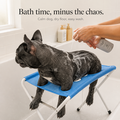 Verhoogd Anti-Slip Badplatform voor Honden - RVS