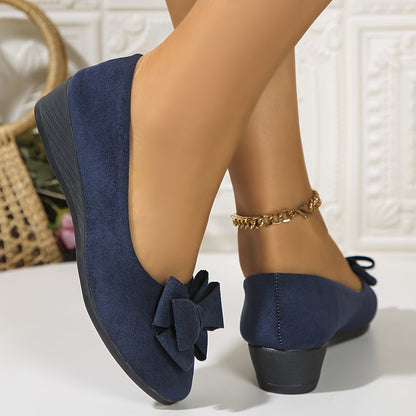 Dames Orthopedische Platte Schoenen met Strikdetail