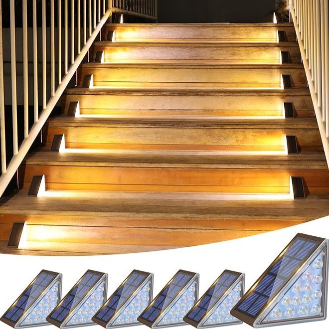 Solar Traplampen Buiten – Waterdichte LED Verlichting Trap