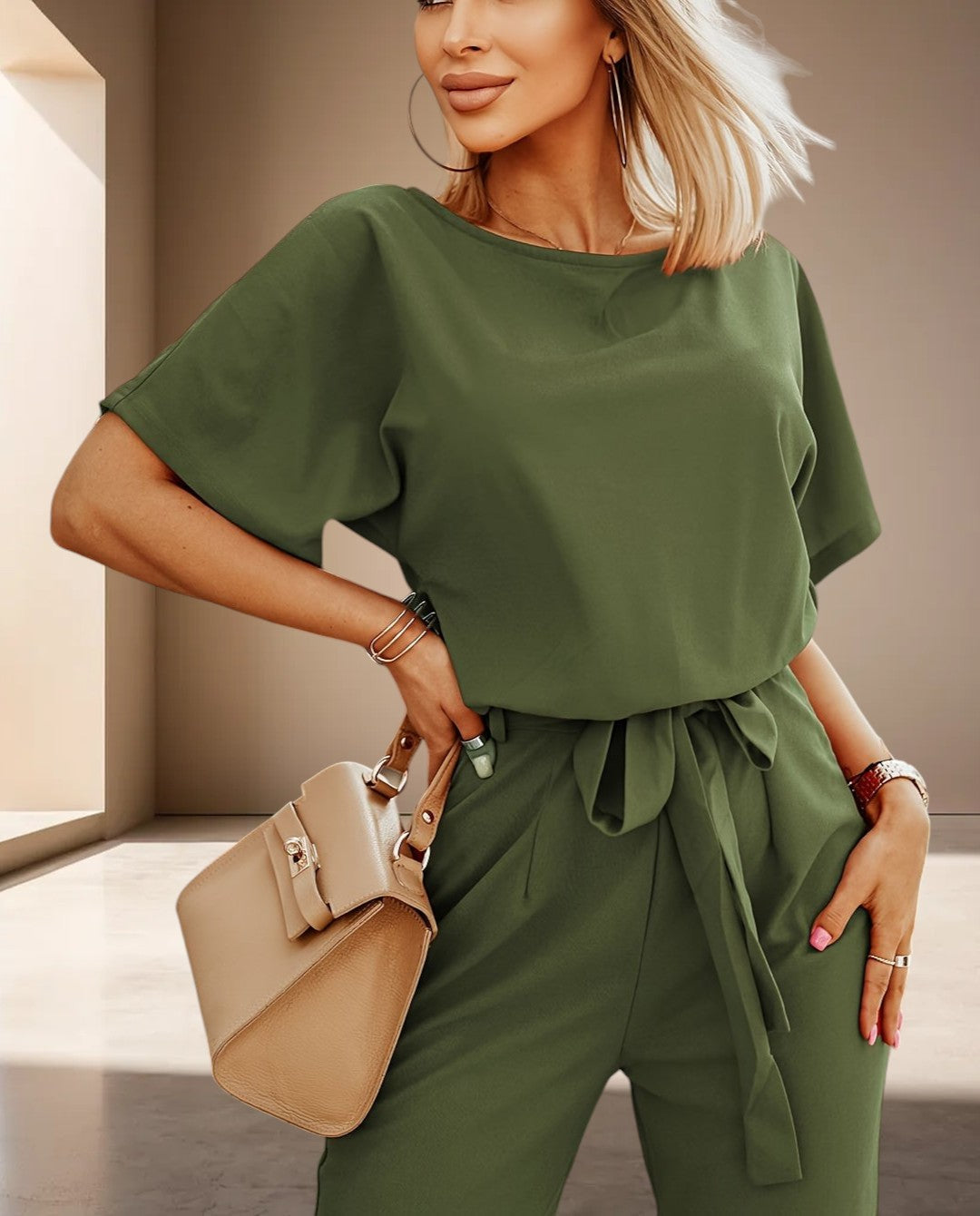 Grazia - Brede Pijpen Jumpsuit