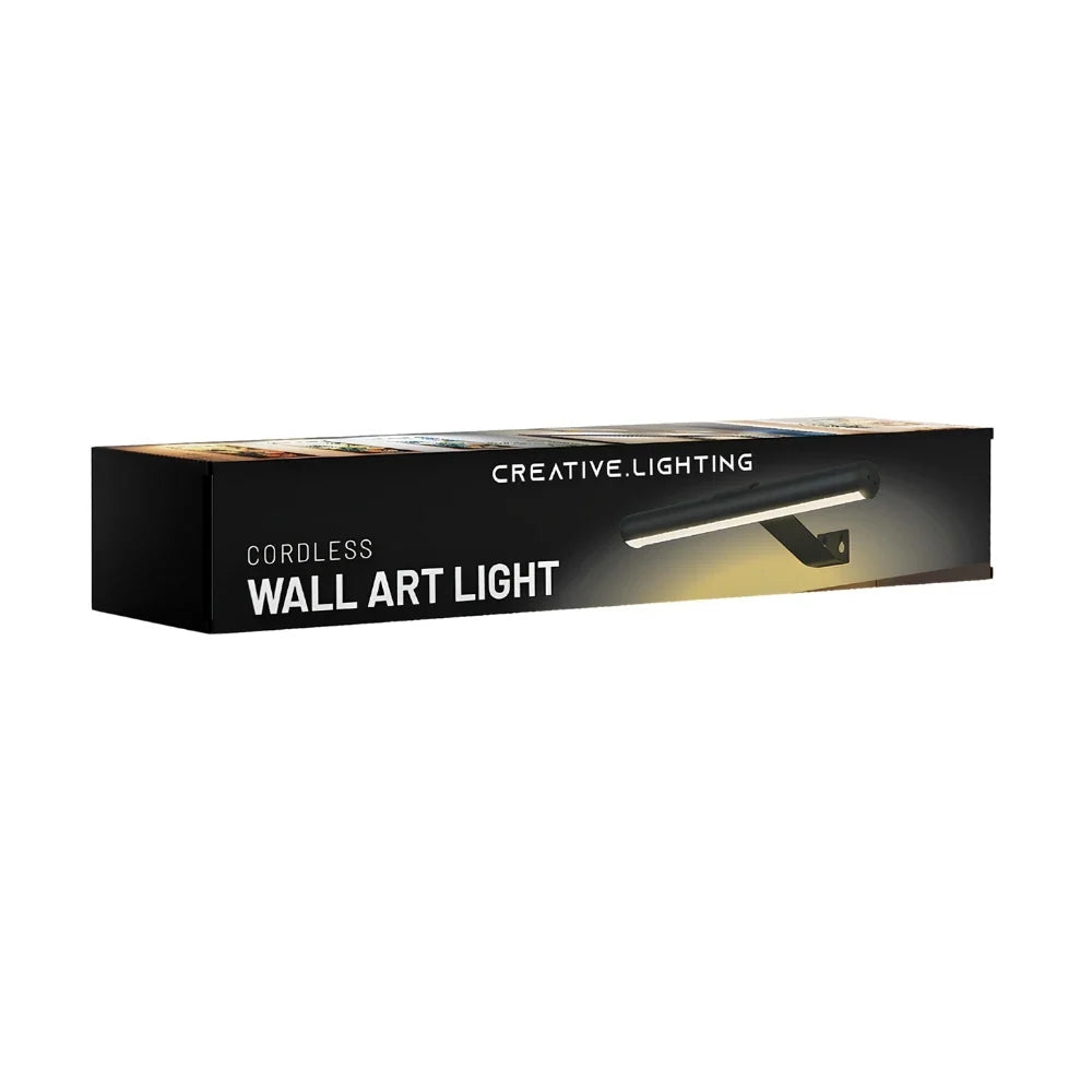 Draadloze Wandlamp voor Kunst – Oplaadbare LED Verlichting met Afstandsbediening