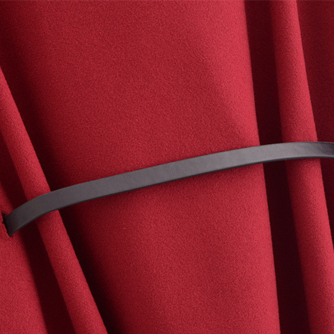 Dames Oversized Wol Cape Mantel – Grijs, Warm en Elegant voor Herfst en Winter