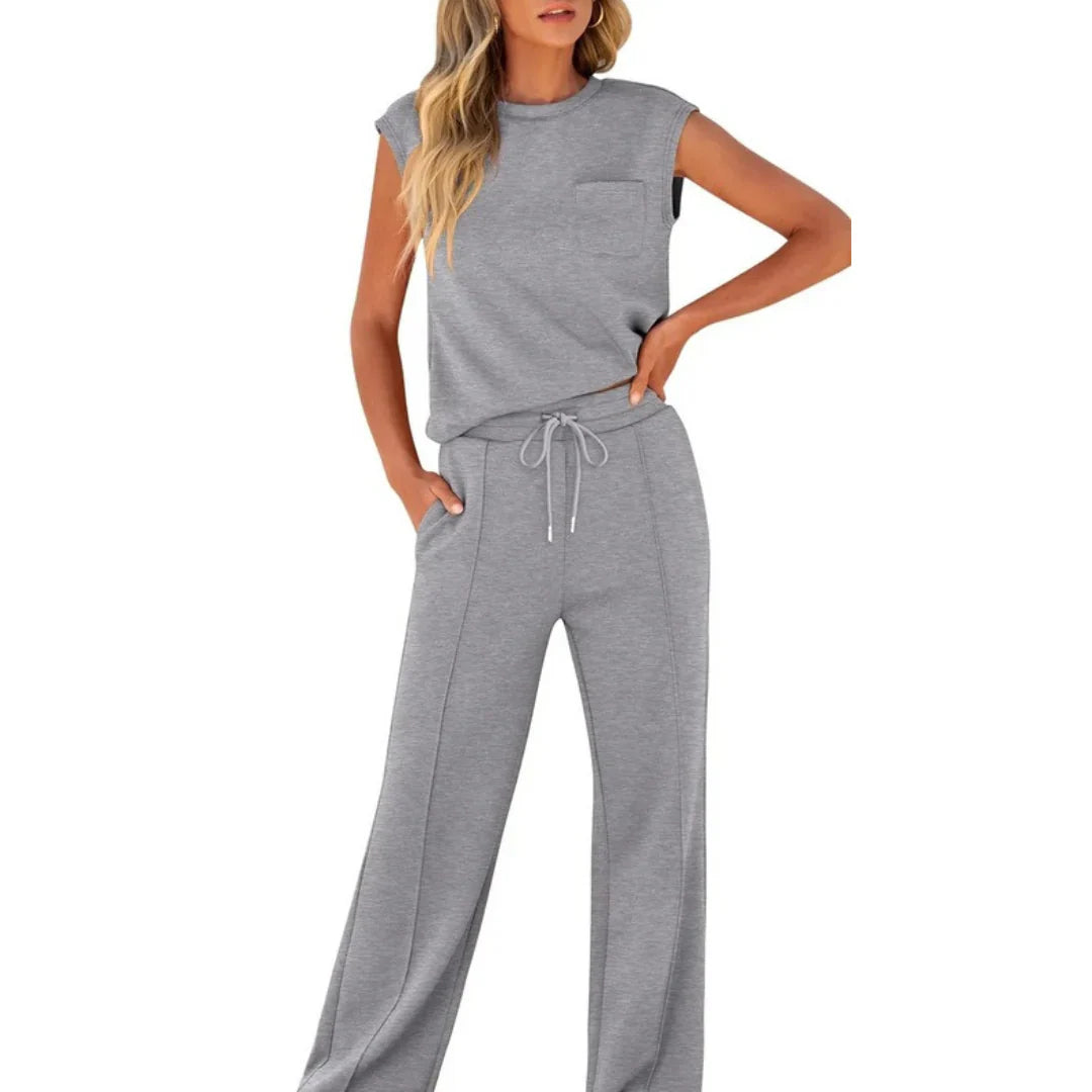 Dames Oversized Set – Casual voor Zomergebruik, Geschikt voor Thuis en Vrije Tijd
