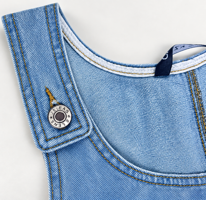 Dames Midi Jurk met Zakken en U-Hals