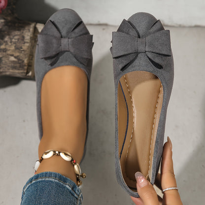 Dames Orthopedische Platte Schoenen met Strikdetail