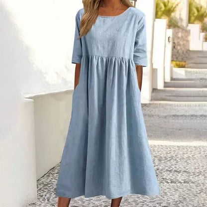 Livia - Ademend Zomerjurk