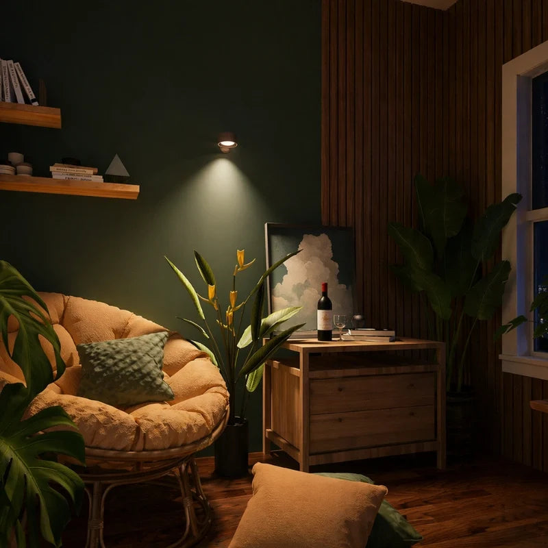 Draadloze Wandlamp met Magneetbevestiging en Dimfunctie