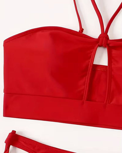 Dames String Bikini – Met Verstelbare Bandjes, Geschikt voor Zomer en Strandgebruik