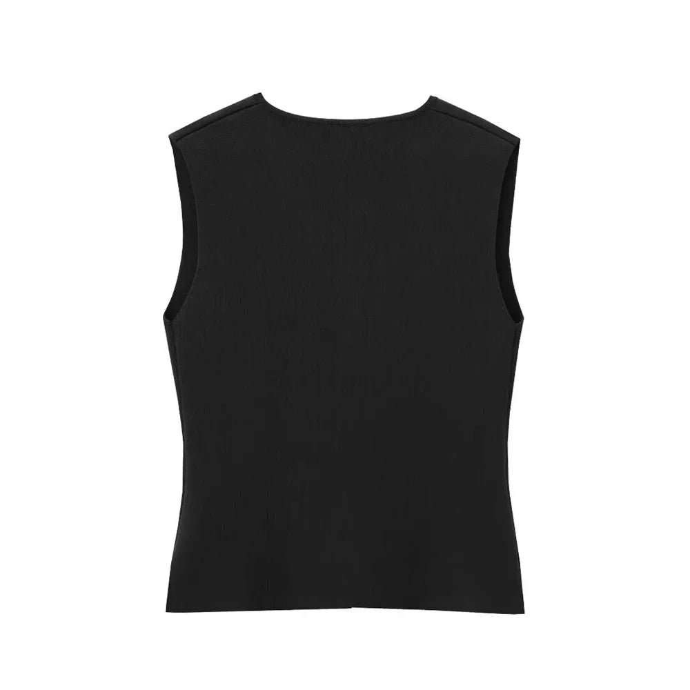 Lina - Mouwloze Gilet Top