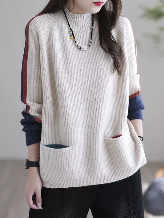 Isolde - Comfortabele Oversized Trui met Zakken | Warm & Stijlvol