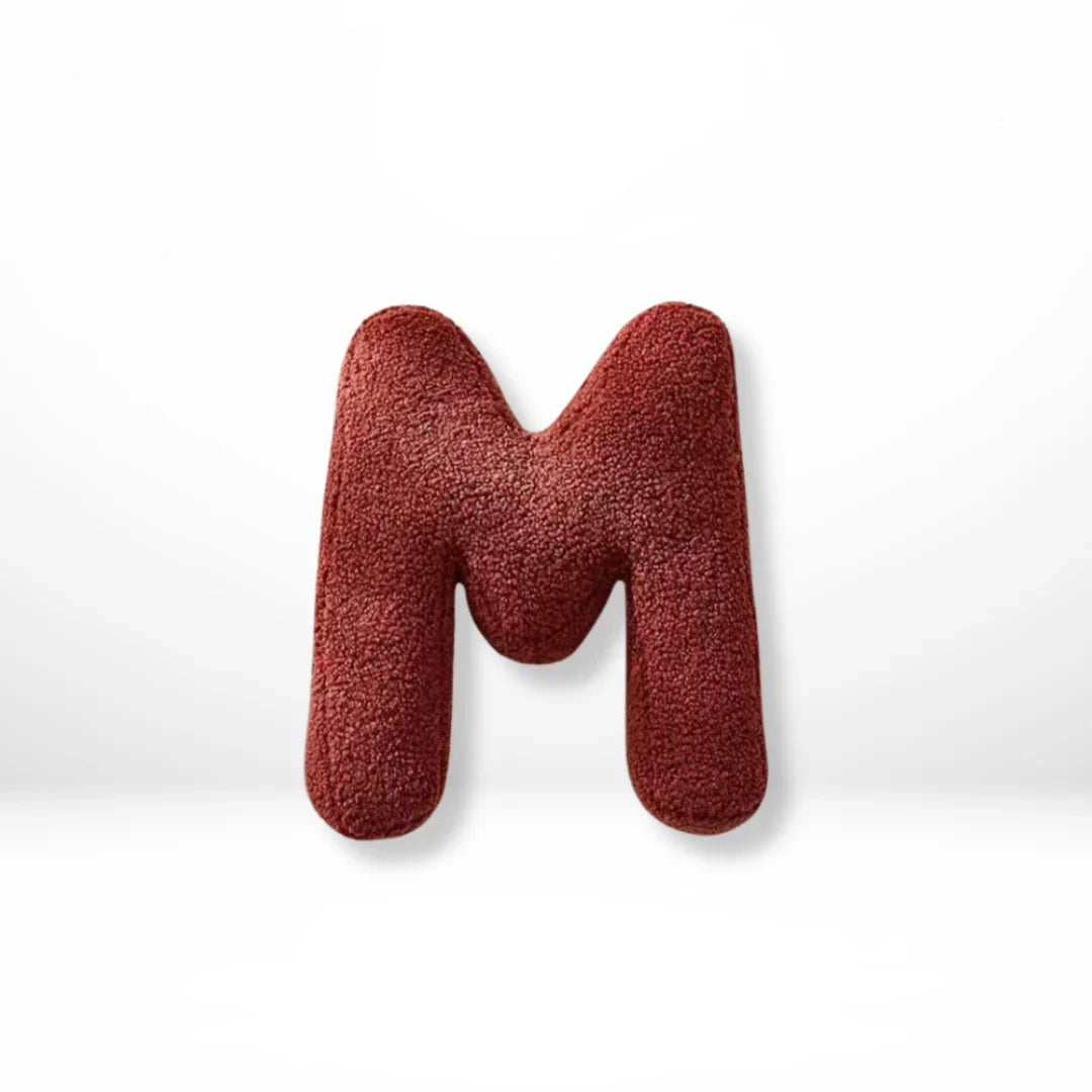 alphabet letter pillow