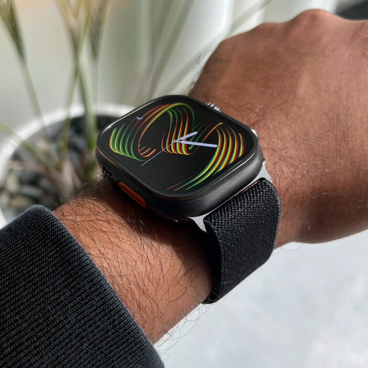 Horlogebandje Nylon Mesh – Verstelbare Horlogeband voor Smartwatch