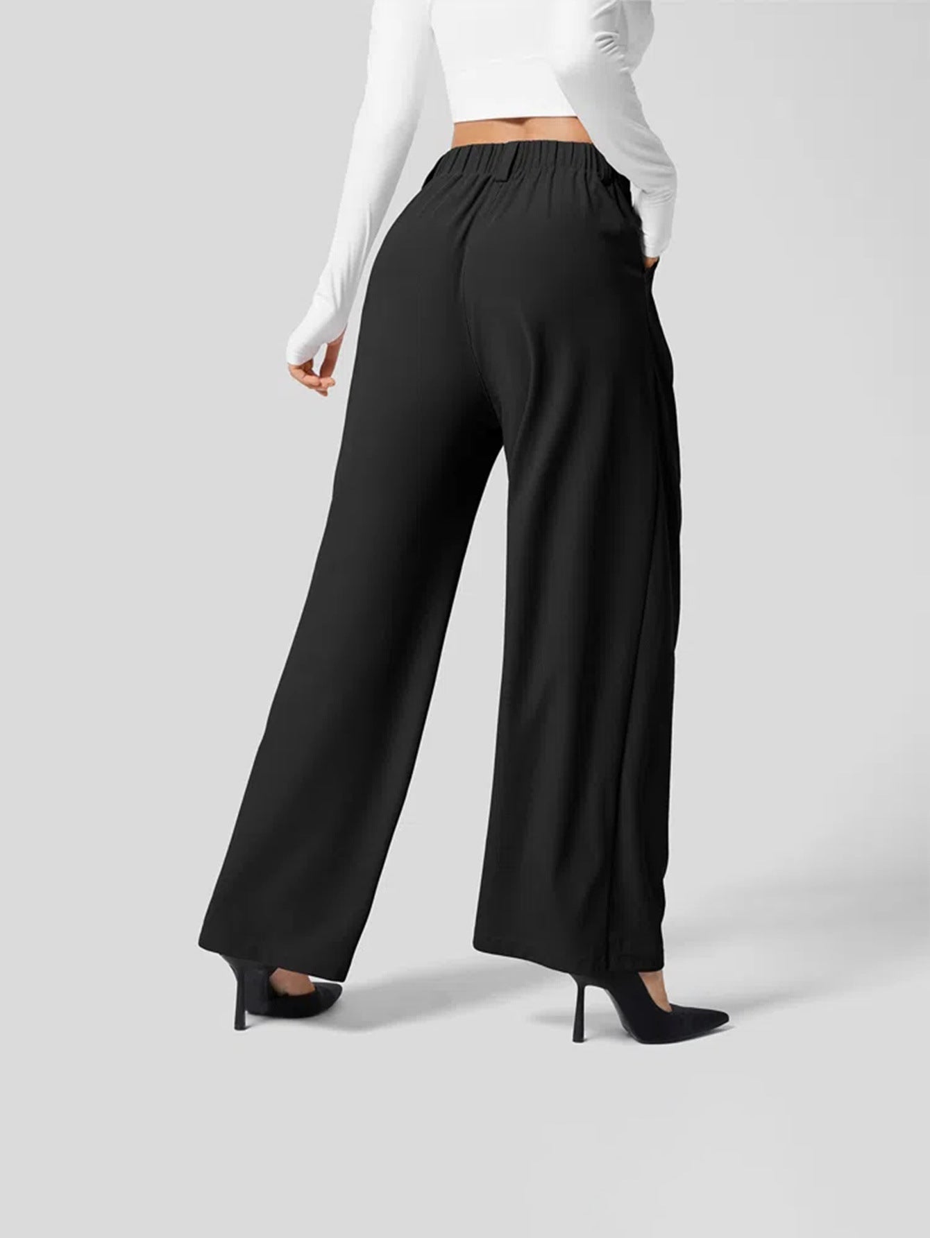 Amber - Trendy Comfortbroek met Handige Zakken
