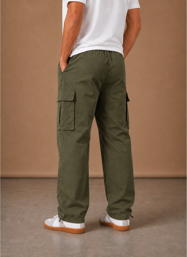Halric | Men's Cargo Relaxed Utility Straight-Leg Trousers