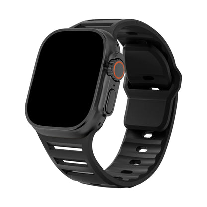 Siliconen Sportbandje voor Apple Watch - Verstelbaar en Waterbestendig