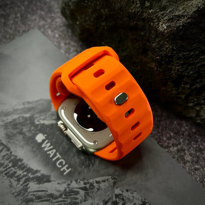 Siliconen Sportbandje voor Apple Watch - Verstelbaar en Waterbestendig