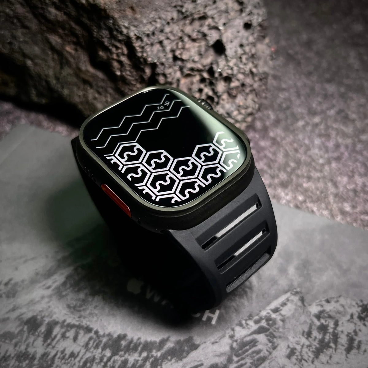 Siliconen Sportbandje voor Apple Watch - Verstelbaar en Waterbestendig