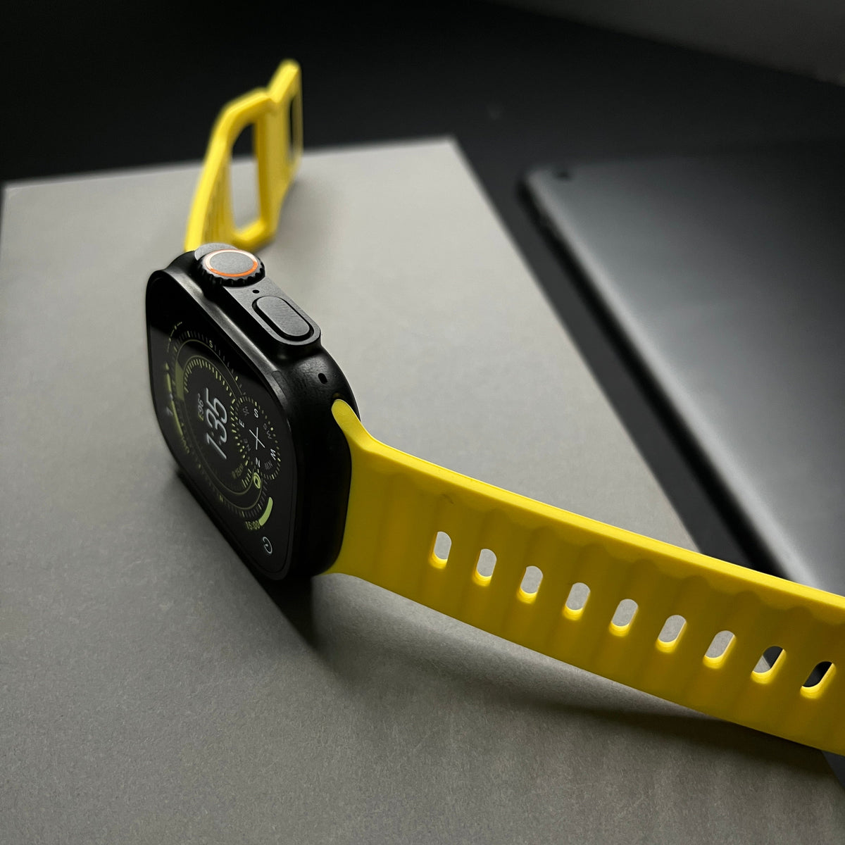 Siliconen Apple Watch Bandje Extra Breed met Pin-and-Tuck Sluiting