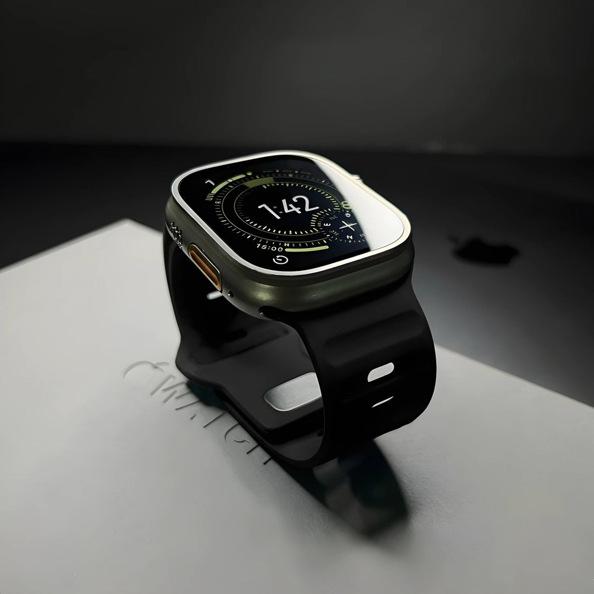 Siliconen Apple Watch Bandje Extra Breed met Pin-and-Tuck Sluiting