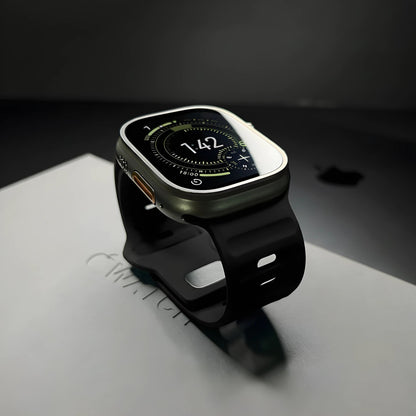 Siliconen Apple Watch Bandje Extra Breed met Pin-and-Tuck Sluiting