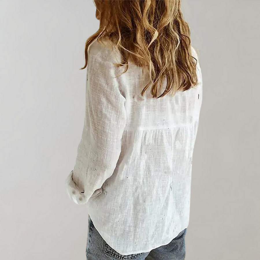Ilonka - Luchtige Katoenen Blouse