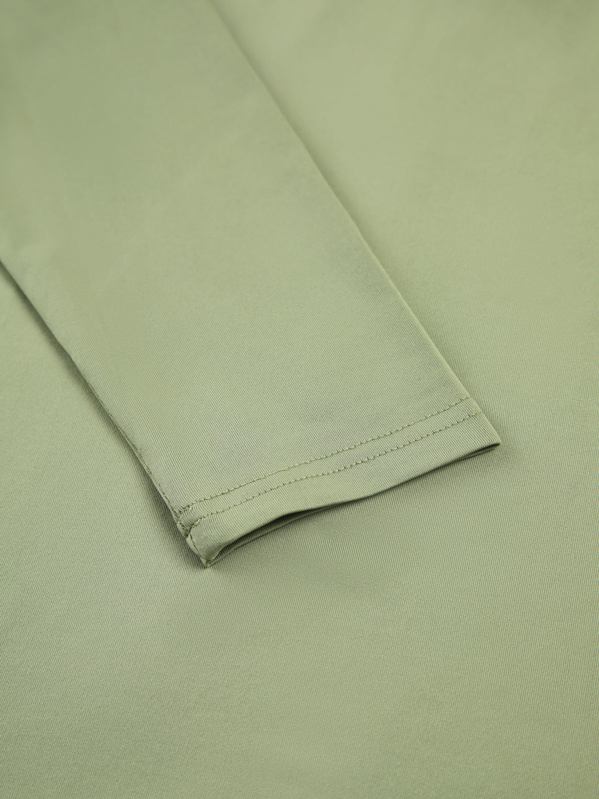 Dames Crop Top Lange Mouw - Stretch Ribtop met Duimgaatjes