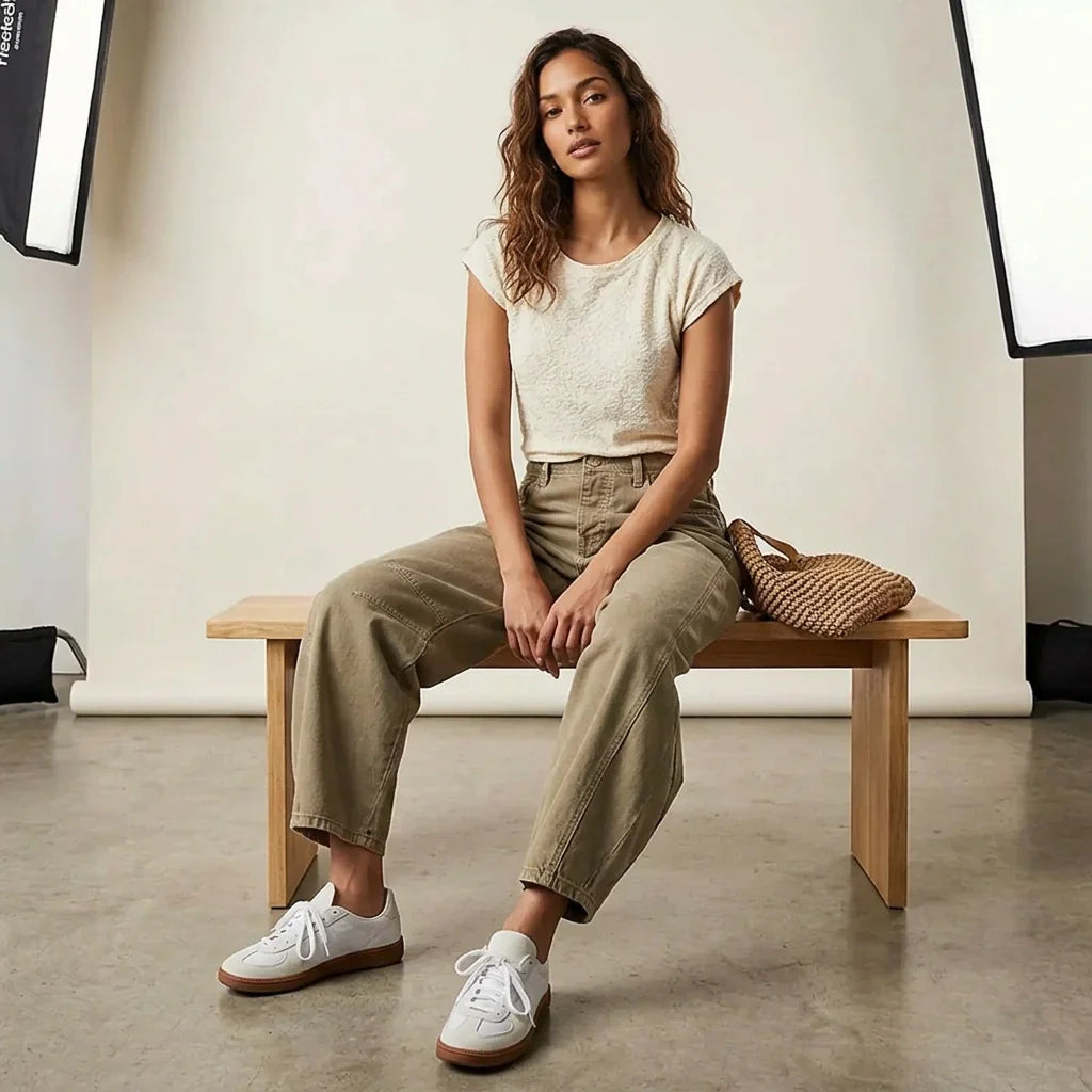 Dames High-Waisted Jeans – Relaxte Pasvorm voor Dagelijks Gebruik