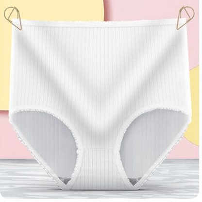 Lara - Licht Corrigerende High Waist Onderbroek in Geribde Stof voor Dames