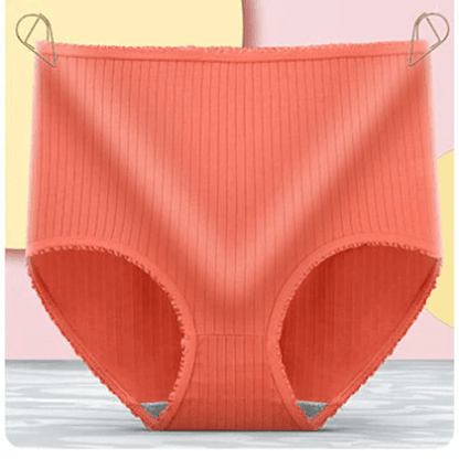 Lara - Licht Corrigerende High Waist Onderbroek in Geribde Stof voor Dames