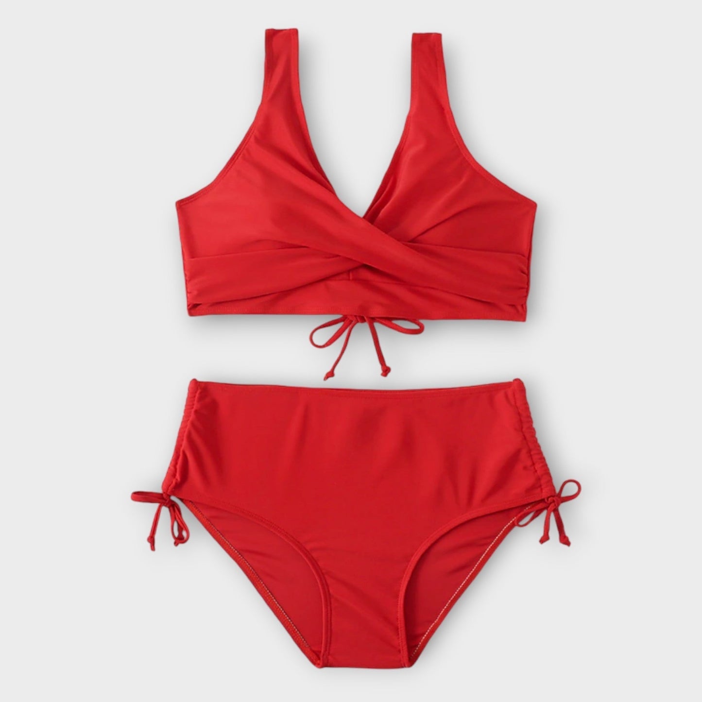 Dames High-Waisted Bikini – Tweedelig, Geschikt voor Zomer en Strandactiviteiten
