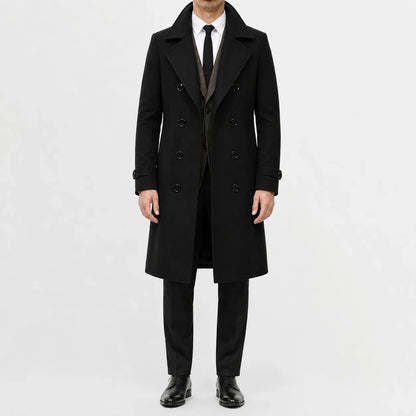 Trenchcoat met double-breasted sluiting