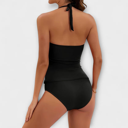Dames Halter Bikini – Tweedelig, Geschikt voor Zomer en Strandgebruik