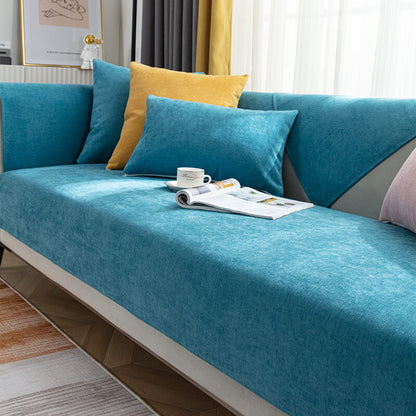 Chenille Bankhoes Anti-Slip - Zachte Hoes voor Bank