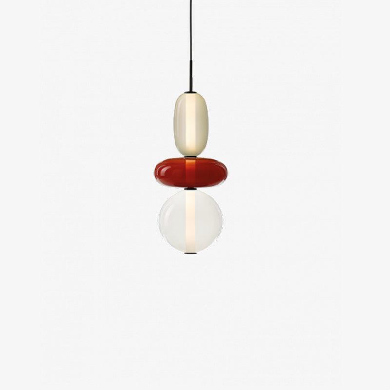 Hanglamp Glas Gekleurd - Modern Design met LED Verlichting