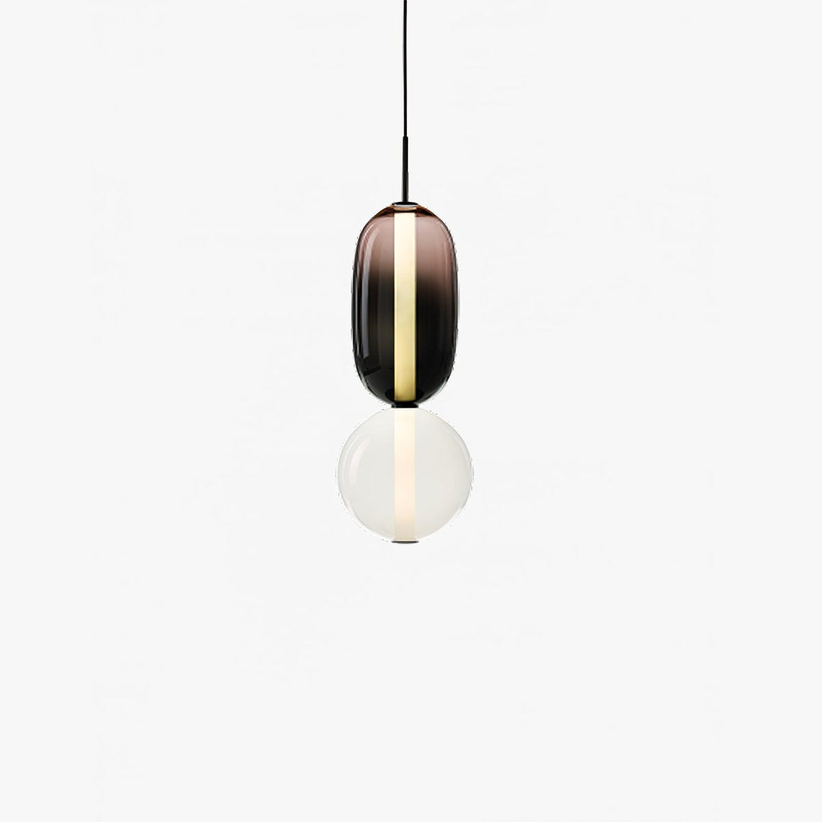 Hanglamp Glas Gekleurd - Modern Design met LED Verlichting