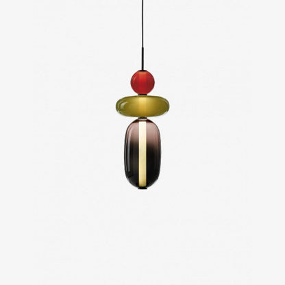 Hanglamp Glas Gekleurd - Modern Design met LED Verlichting