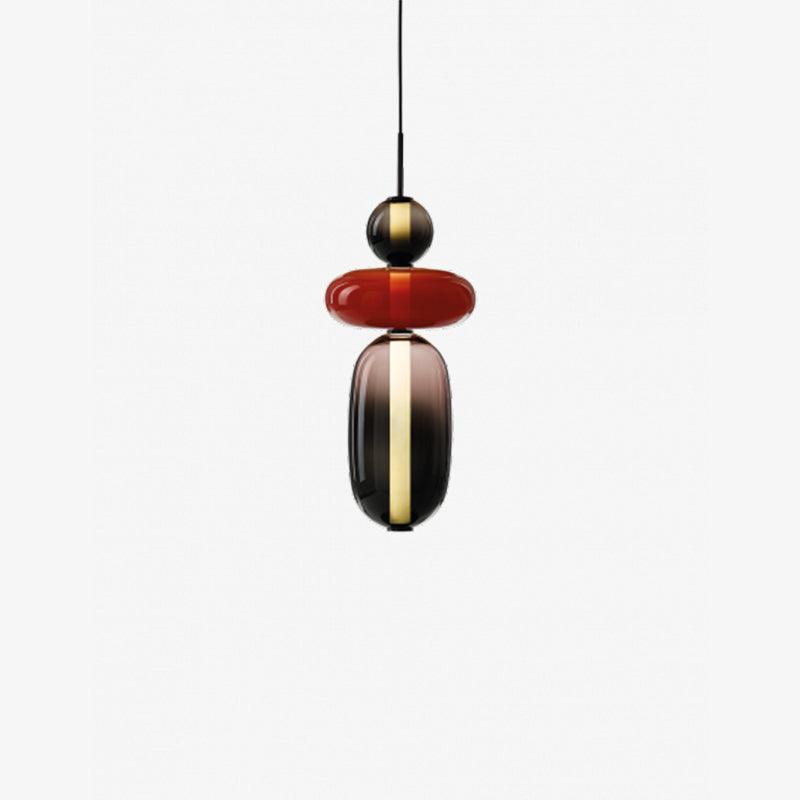 Hanglamp Glas Gekleurd - Modern Design met LED Verlichting